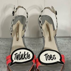 Sophia Webster Twinkle Toes Heels - Black and Pink